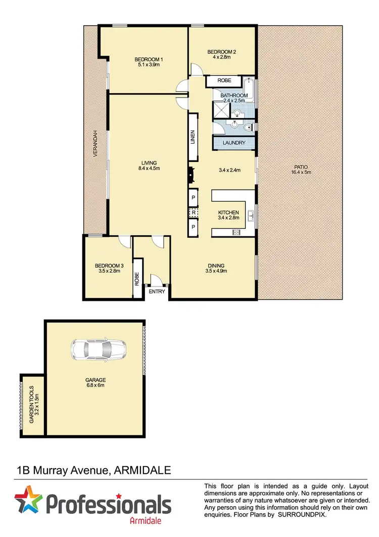 Floorplan of Homely house listing, 1b Murray Avenue, Armidale NSW 2350