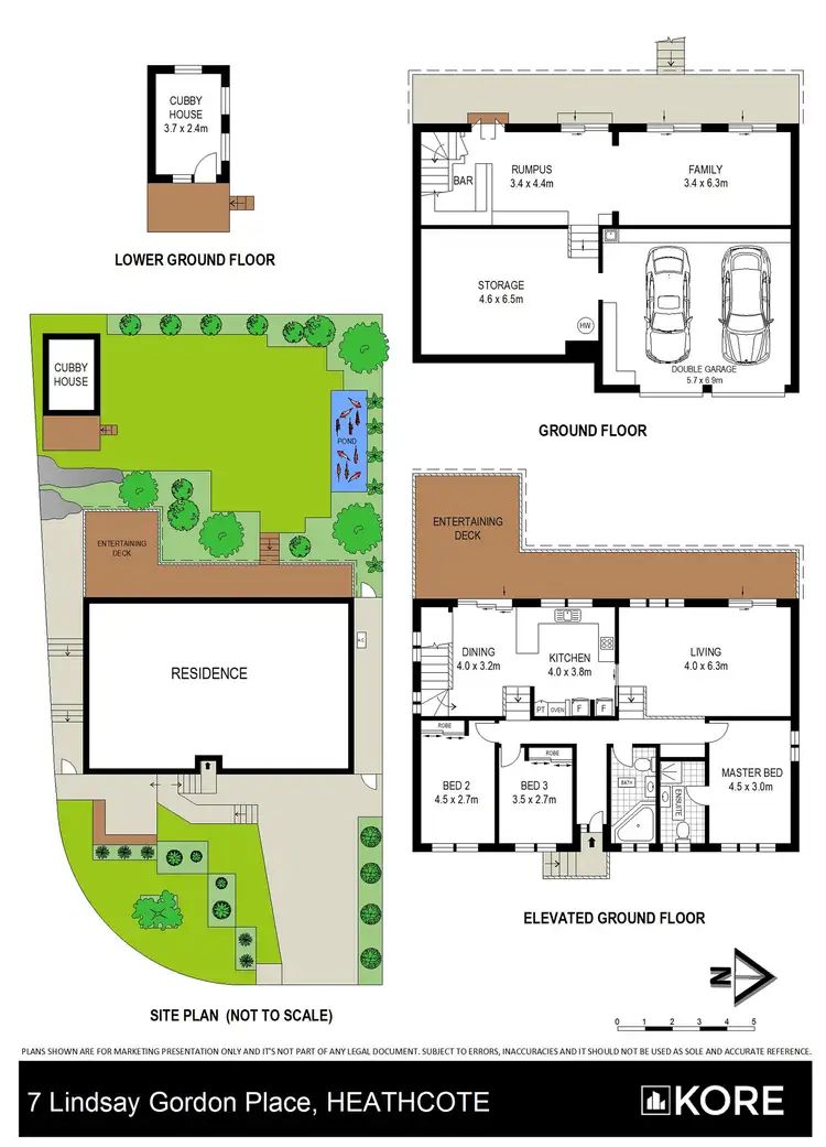 Floorplan of Homely house listing, 7 Lindsay Gordon Place, Heathcote NSW 2233