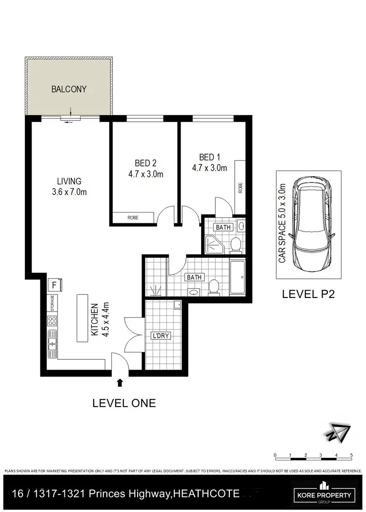 Floorplan of Homely apartment listing, 16/1317 Princes Highway, Heathcote NSW 2233