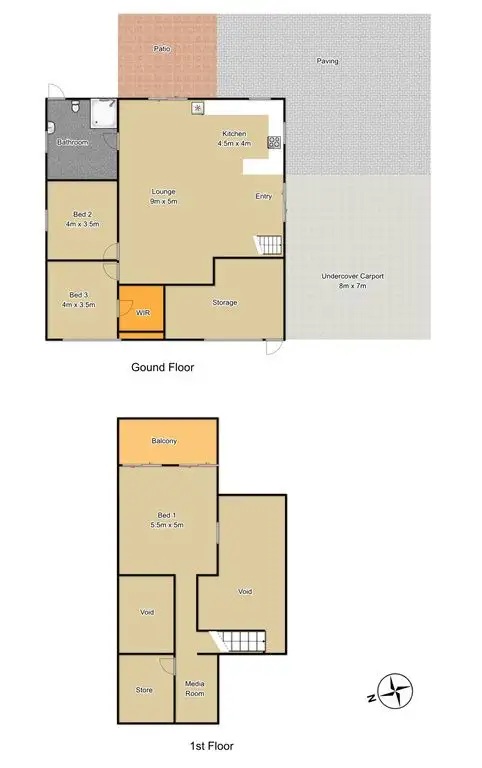 Floorplan of Homely rural property listing, 14 Lamrock Avenue, Glossodia NSW 2756