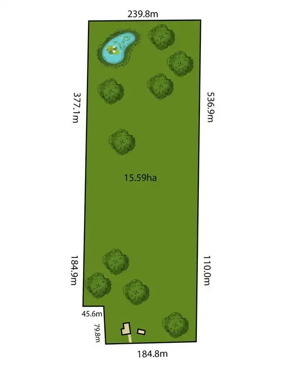 Floorplan of Homely rural property listing, 263 Tizzana Road, Ebenezer NSW 2756
