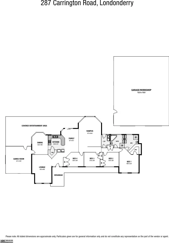 Floorplan of Homely rural property listing, 287 Carrington Road, Londonderry NSW 2753
