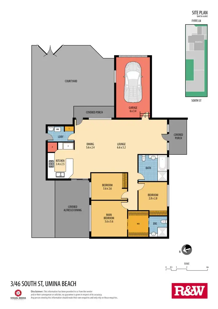 Floorplan of Homely villa listing, 3/46 South Street, Umina Beach NSW 2257