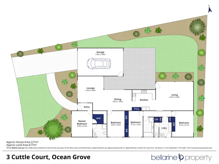 Floorplan of Homely house listing, 3 Cuttle Court, Ocean Grove VIC 3226