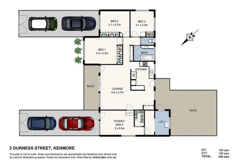 Floorplan of Homely house listing, 2 Durness St, Kenmore QLD 4069