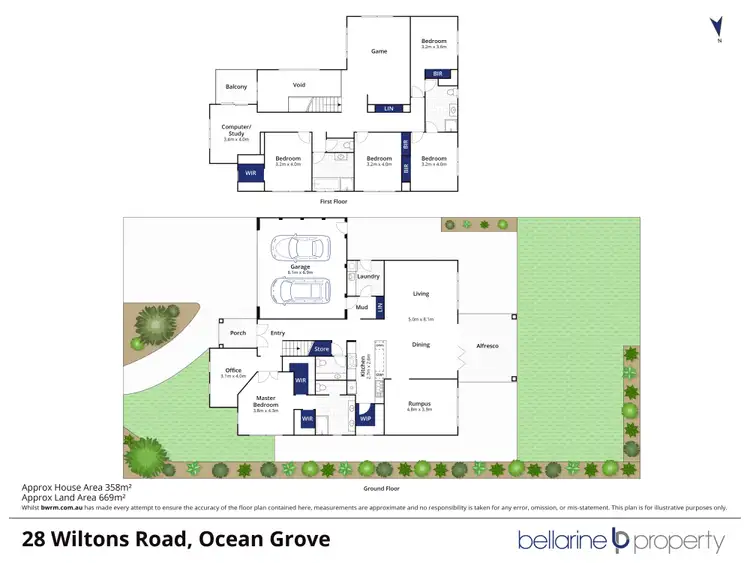 Floorplan of Homely house listing, 28 Wiltons Road, Ocean Grove VIC 3226
