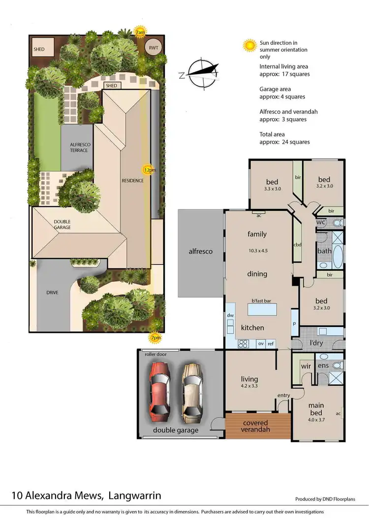 Floorplan of Homely house listing, 10 Alexandra Mews, Langwarrin VIC 3910
