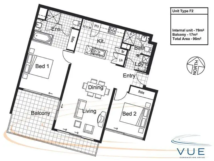 Floorplan of Homely unit listing, 1106/100 Quay Street, Brisbane City QLD 4000