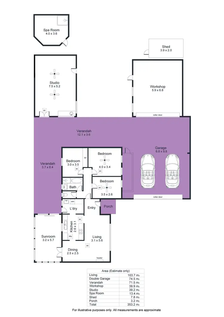 Floorplan of Homely house listing, 4 Swift Avenue, Northfield SA 5085