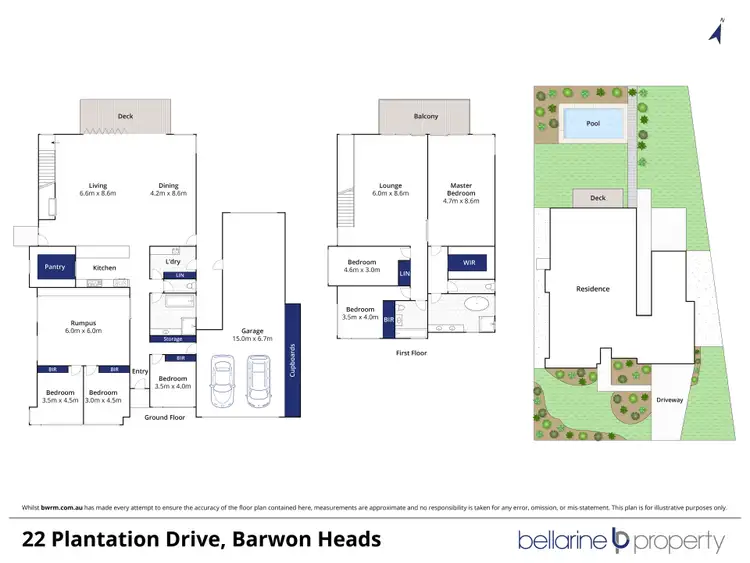 Floorplan of Homely house listing, 22 Plantation Drive, Connewarre VIC 3227