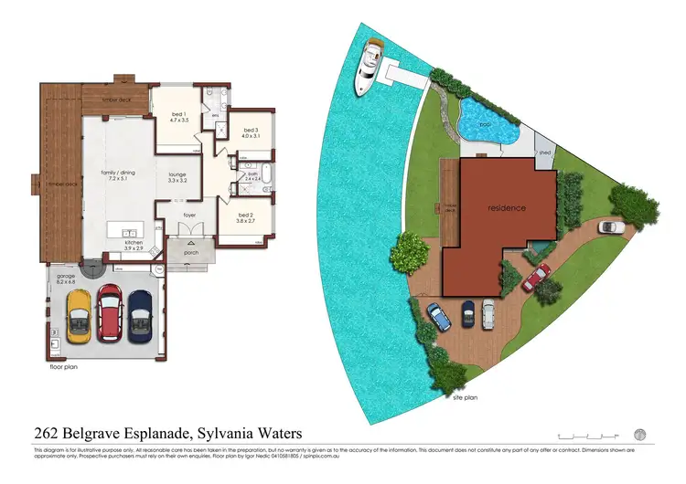 Floorplan of Homely house listing, 262 Belgrave Esplanade, Sylvania Waters NSW 2224