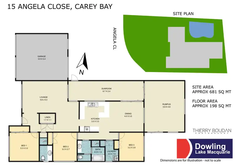 Floorplan of Homely house listing, 15 Angela Close, Carey Bay NSW 2283