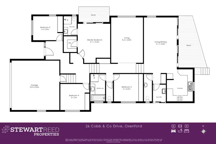 Floorplan of Homely house listing, 26 Cobb & Co Drive, Oxenford QLD 4210