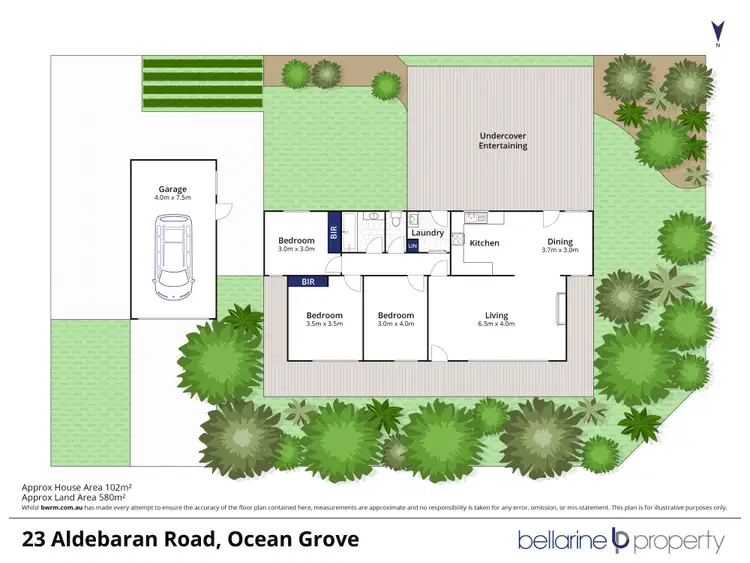 Floorplan of Homely house listing, 23 Aldebaran Road, Ocean Grove VIC 3226