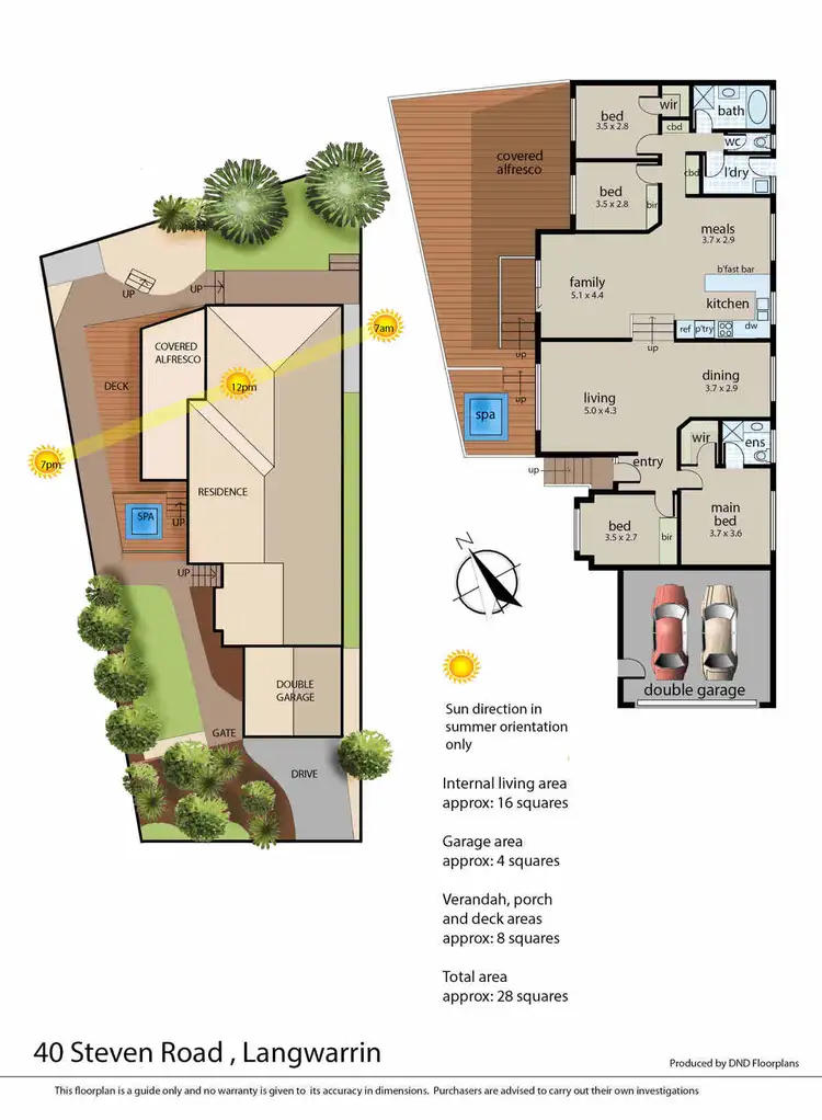 Floorplan of Homely house listing, 40 Stevens Road, Langwarrin VIC 3910