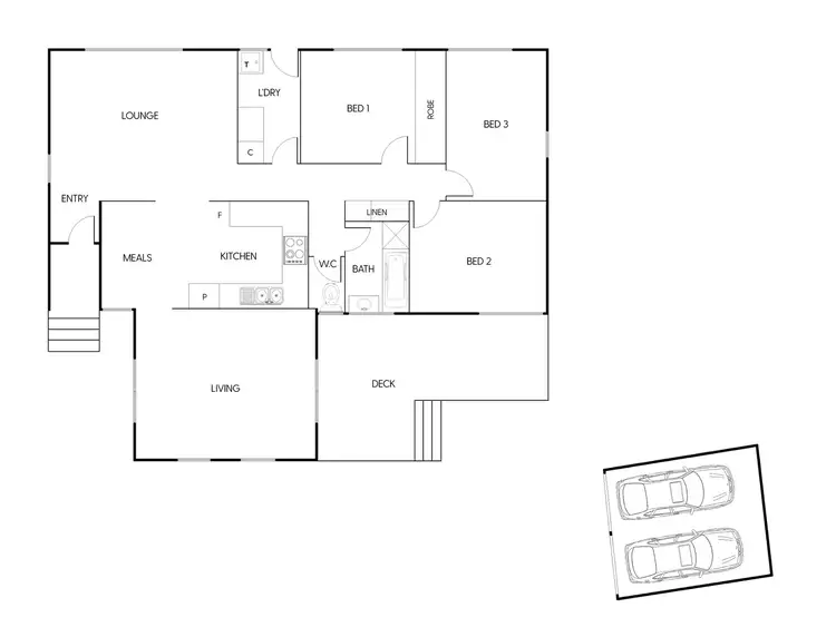 Floorplan of Homely house listing, 5 Nimmo Place, Wanniassa ACT 2903
