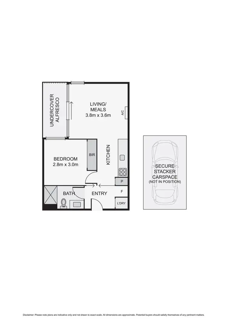 Floorplan of Homely apartment listing, 109/521-525 Mt Alexander Road, Moonee Ponds VIC 3039