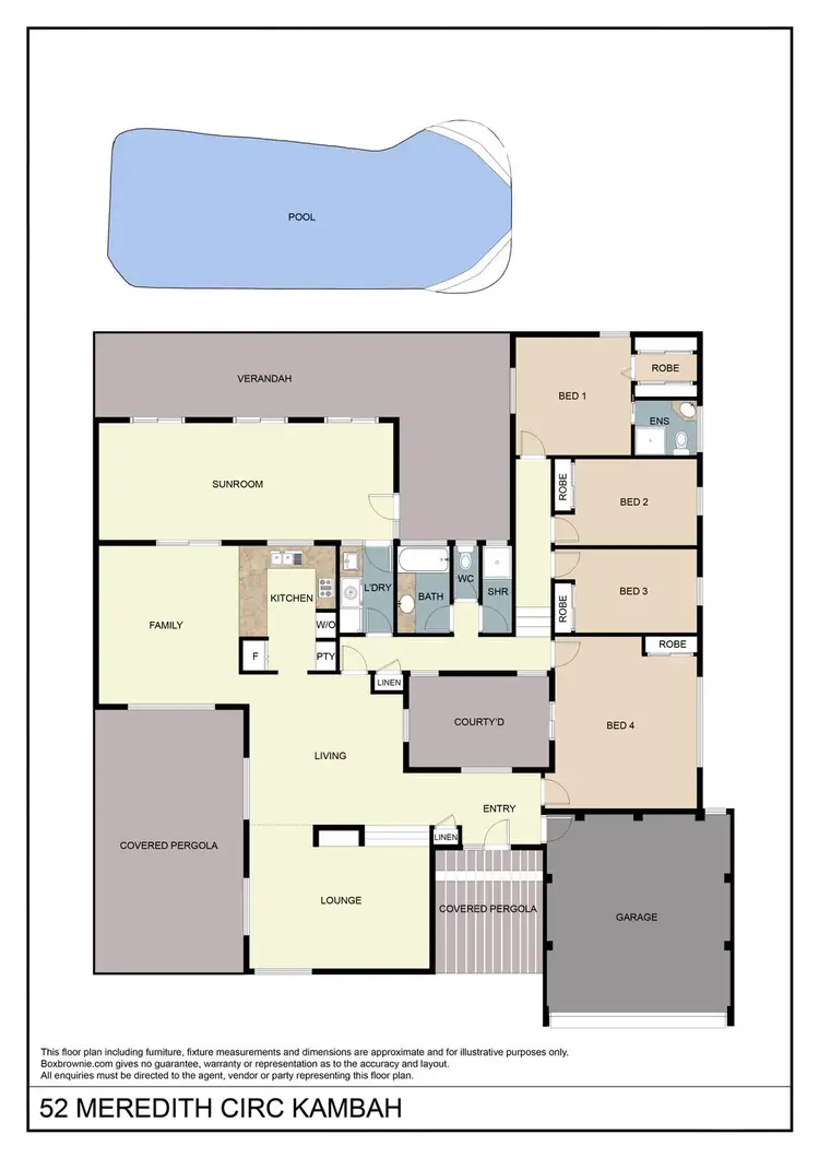 Floorplan of Homely house listing, 52 Meredith Circuit, Kambah ACT 2902