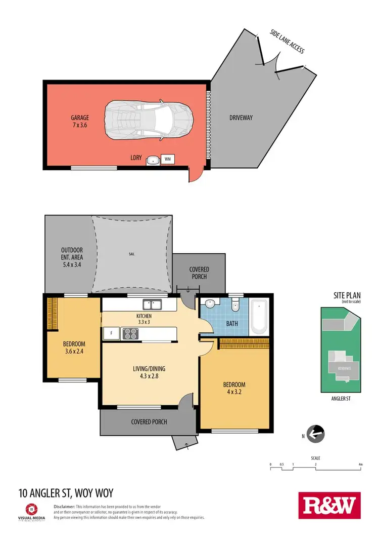 Floorplan of Homely house listing, 10 Angler Street, Woy Woy NSW 2256