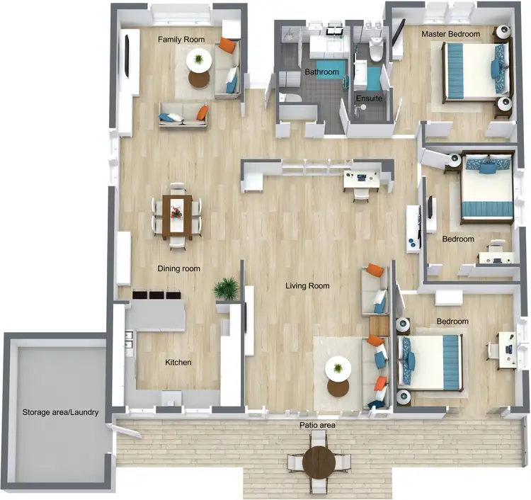 Floorplan of Homely house listing, 39 Portsea Crescent, Kewarra Beach QLD 4879