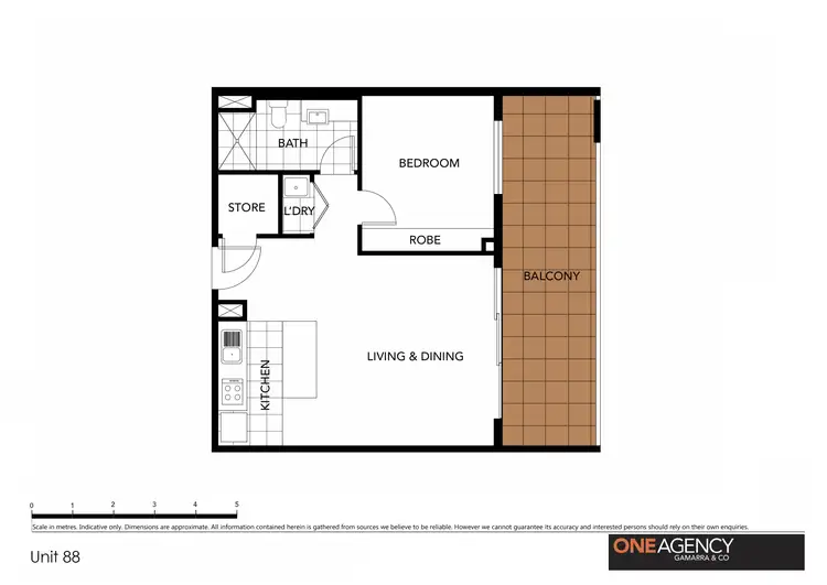 Floorplan of Homely apartment listing, 88/64 College Street, Belconnen ACT 2617