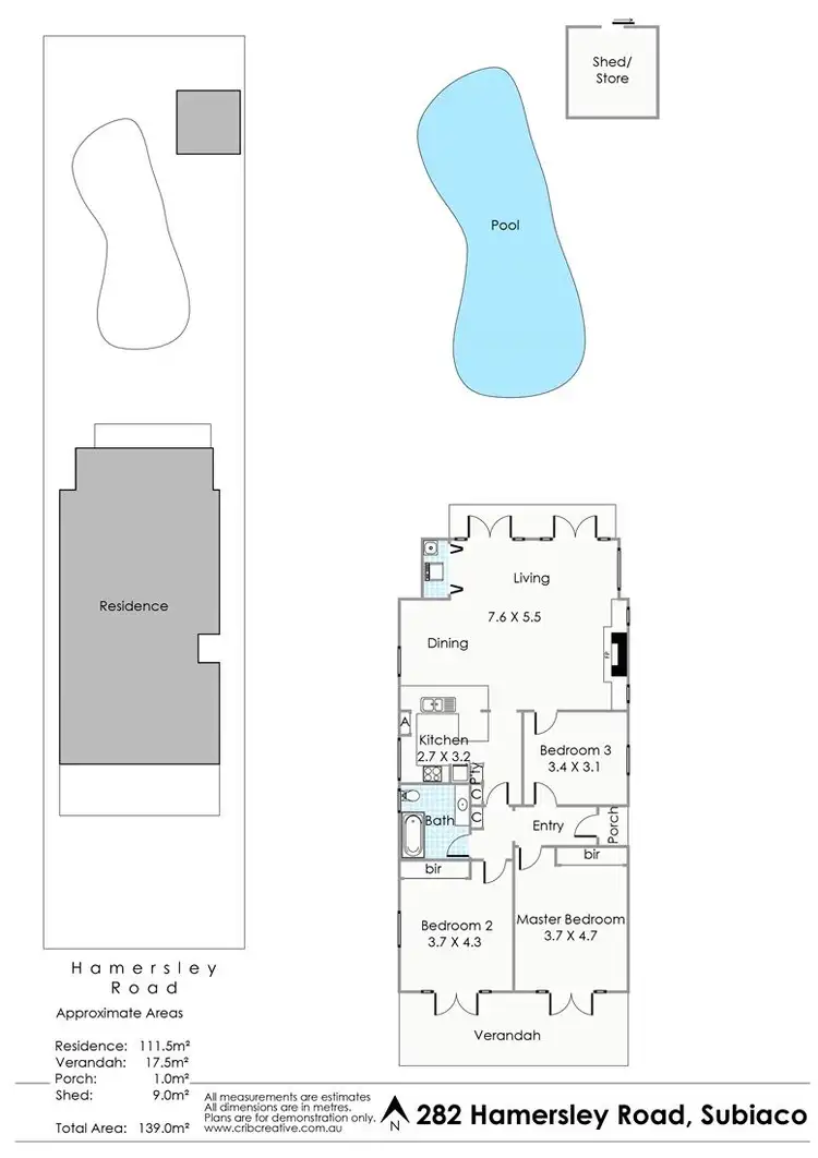 Floorplan of Homely house listing, 282 Hamersley Road, Subiaco WA 6008