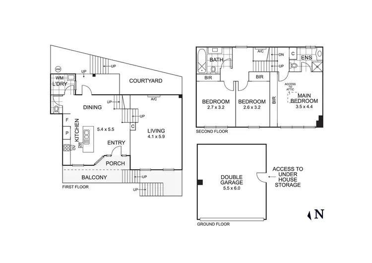 Floorplan of Homely unit listing, 27/70-72 Coghlan Street, Niddrie VIC 3042