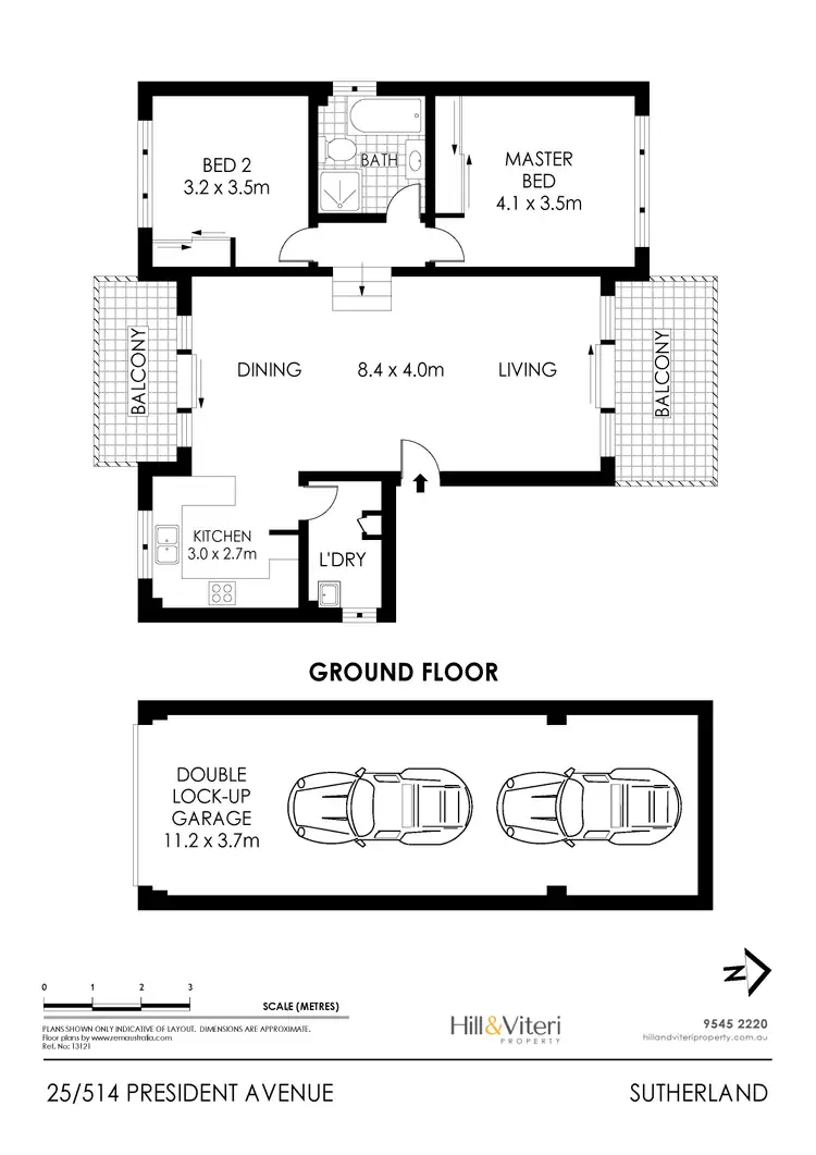 Floorplan of Homely unit listing, 25/514-520 President Avenue, Sutherland NSW 2232