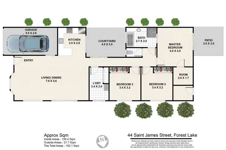 Floorplan of Homely house listing, 46 St James Street, Forest Lake QLD 4078