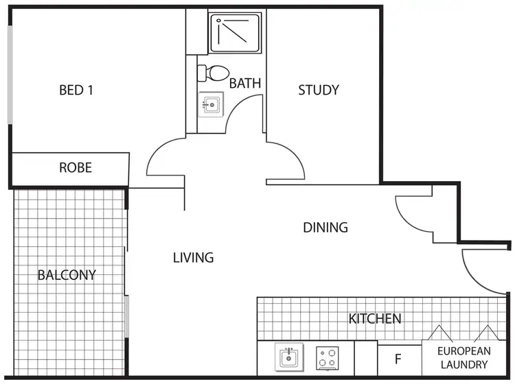 Floorplan of Homely apartment listing, 343/325 Anketell Street, Greenway ACT 2900
