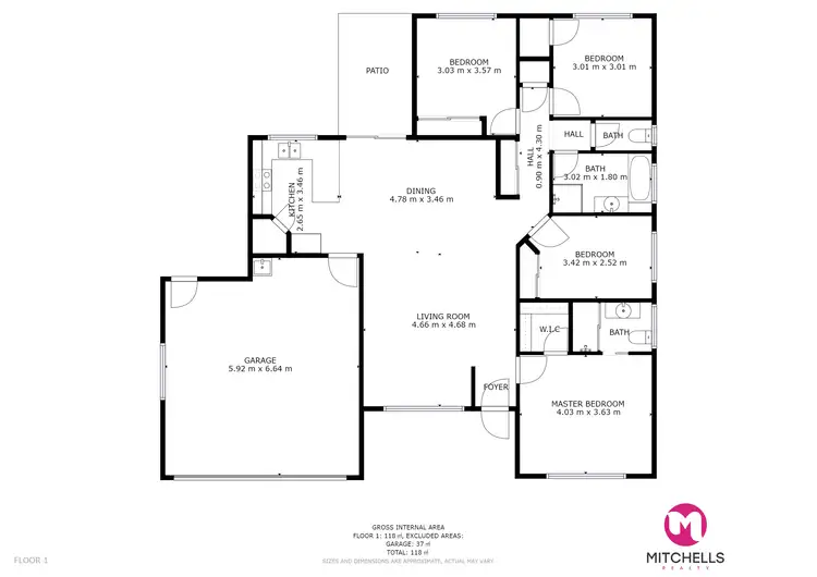 Floorplan of Homely house listing, 2/114 Tooth Street, Pialba QLD 4655