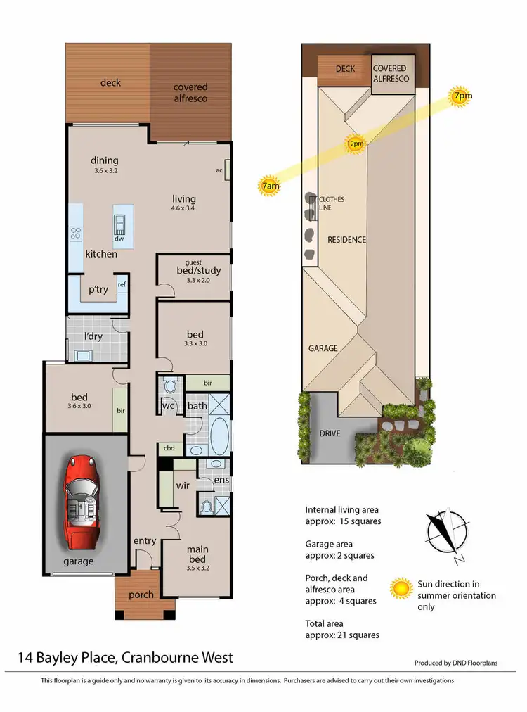 Floorplan of Homely house listing, 14 Bayley Place, Cranbourne West VIC 3977