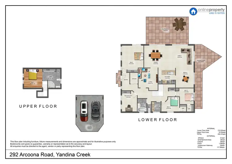 Floorplan of Homely rural property listing, 292 Arcoona Road, Yandina Creek QLD 4561