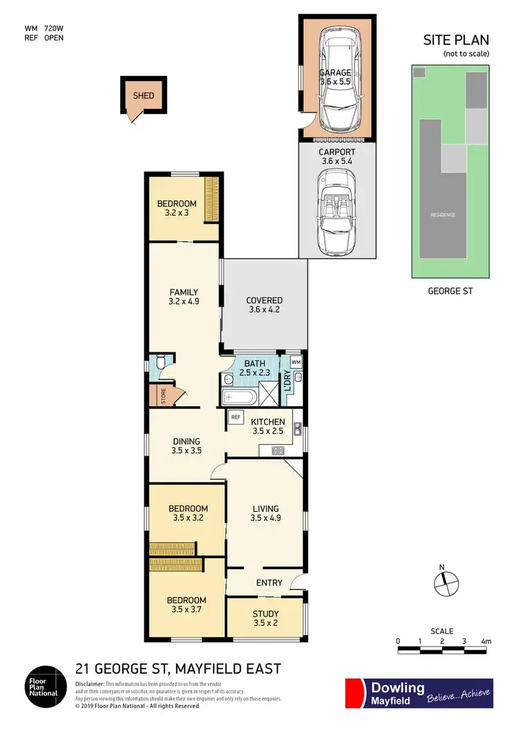 Floorplan of Homely house listing, 21 George Street, Mayfield East NSW 2304