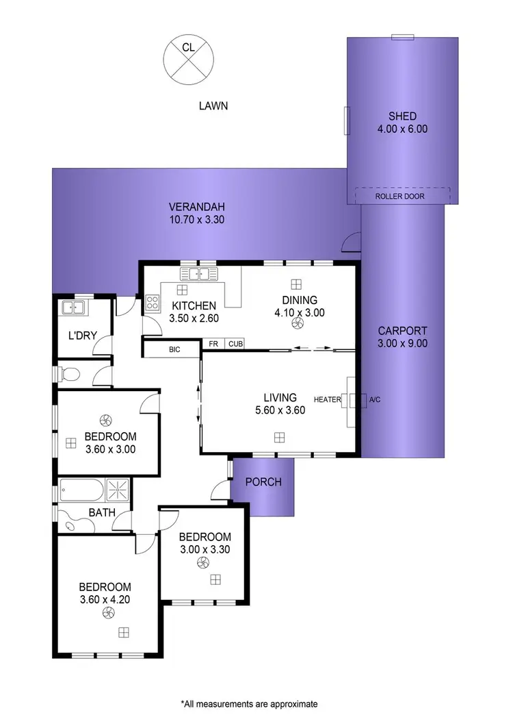 Floorplan of Homely house listing, 7 Ellythorp Avenue, Hectorville SA 5073