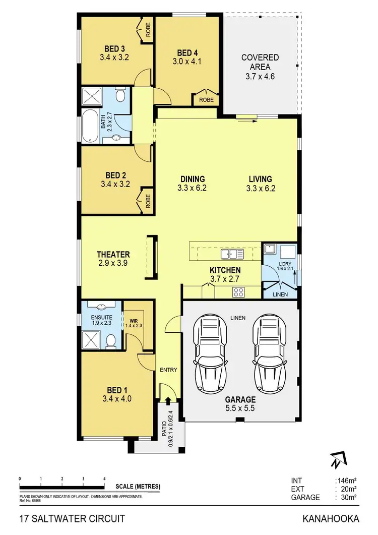 Floorplan of Homely house listing, 17 Saltwater Circuit, Kanahooka NSW 2530