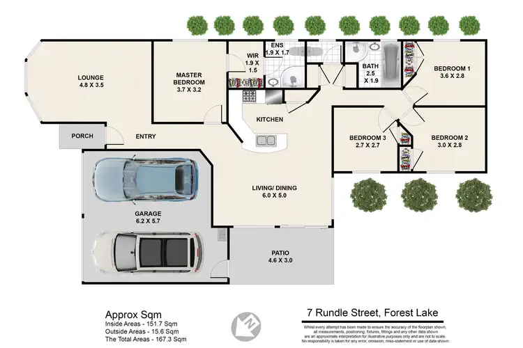 Floorplan of Homely house listing, 7 Rundle Street, Forest Lake QLD 4078