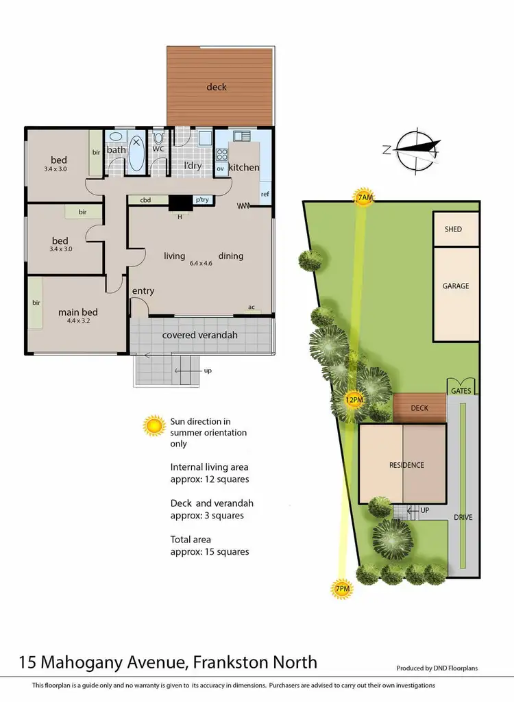 Floorplan of Homely house listing, 15 Mahogany Avenue, Frankston North VIC 3200