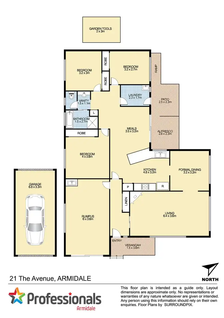 Floorplan of Homely house listing, 21 The Avenue, Armidale NSW 2350