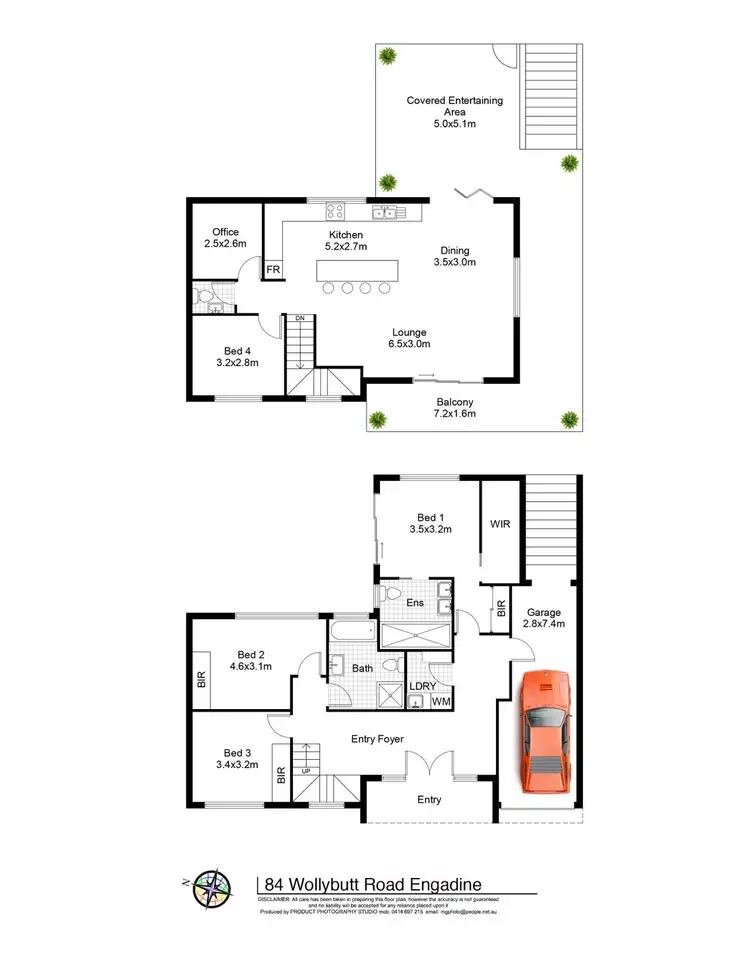 Floorplan of Homely house listing, 84 Wollybutt Road, Engadine NSW 2233