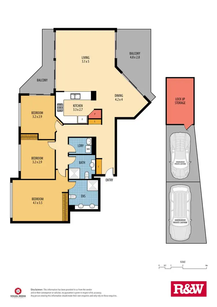 Floorplan of Homely apartment listing, Address available on request