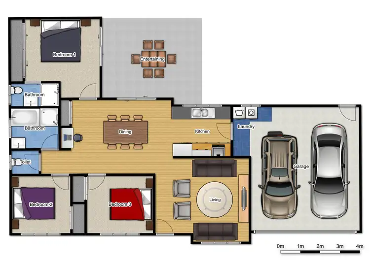 Floorplan of Homely house listing, 1 Gumnut Court, Calamvale QLD 4116