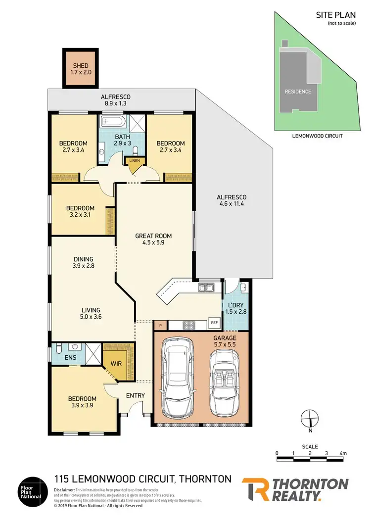 Floorplan of Homely house listing, 115 Lemonwood Circuit, Thornton NSW 2322