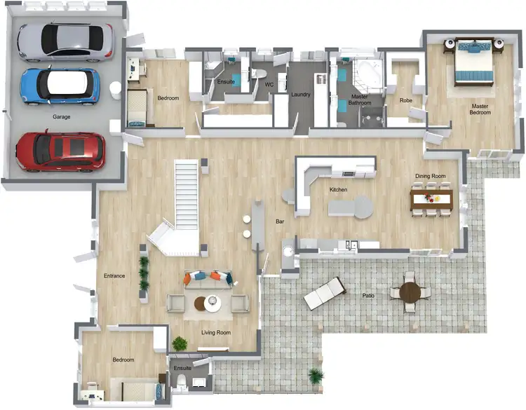 Floorplan of Homely house listing, 10 Whitehaven Ct, Clifton Beach QLD 4879