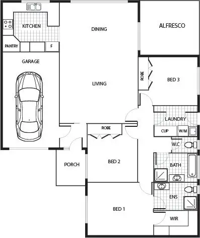 Floorplan of Homely house listing, 44A Maclean Street, Chisholm ACT 2905