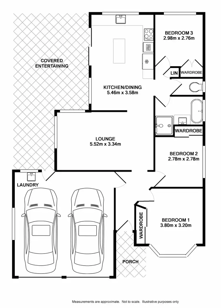 Floorplan of Homely house listing, 23 Chopin Cr, Claremont Meadows NSW 2747