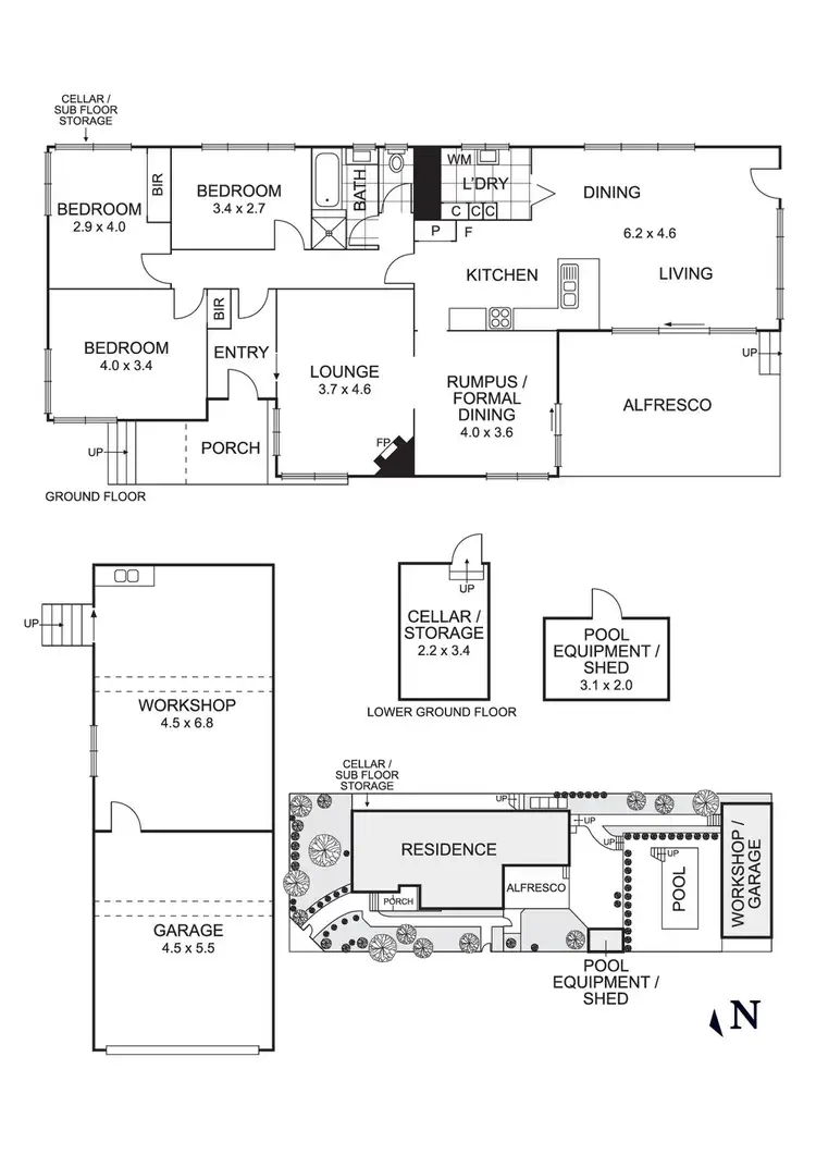 Floorplan of Homely house listing, 17 Duffy Street, Maribyrnong VIC 3032