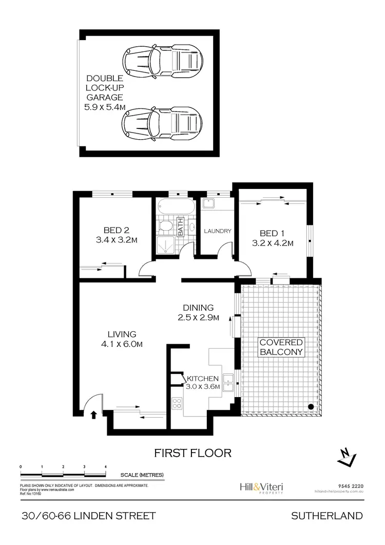 Floorplan of Homely apartment listing, 30/60-66 Linden Street, Sutherland NSW 2232