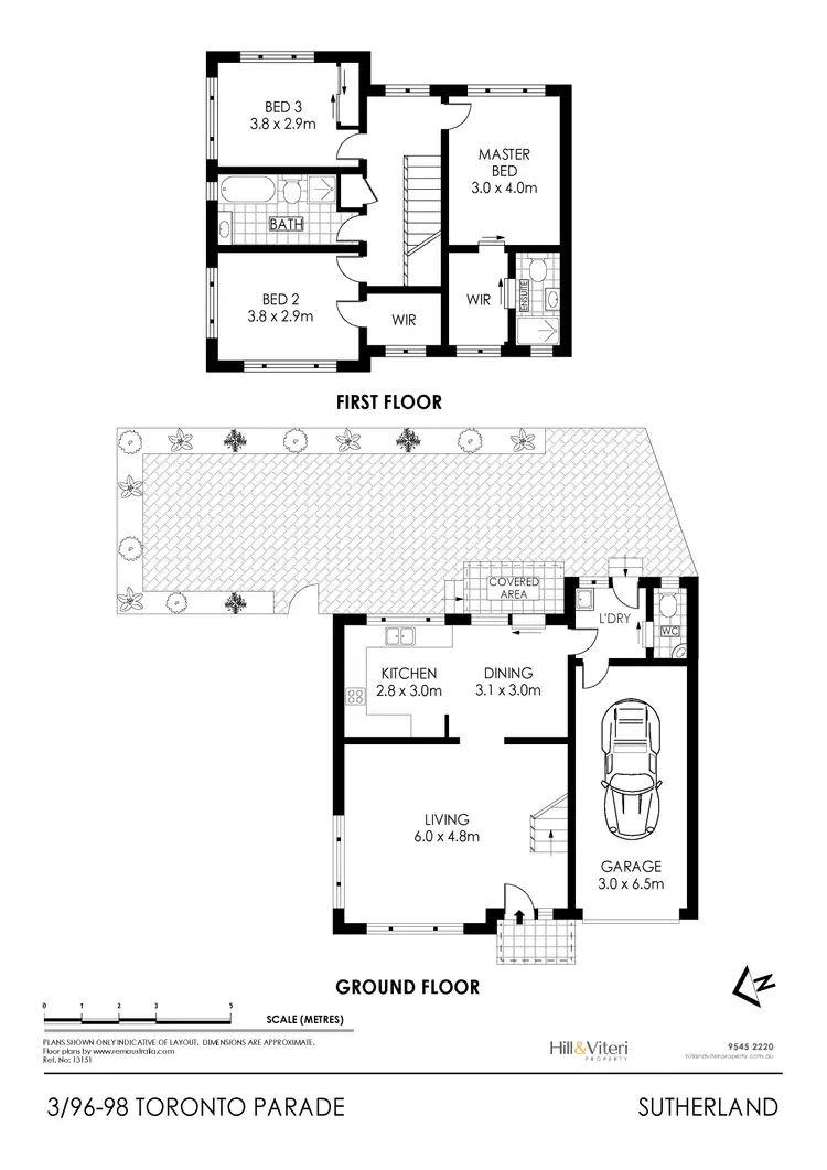 Floorplan of Homely townhouse listing, 3/96-98 Toronto Parade, Sutherland NSW 2232