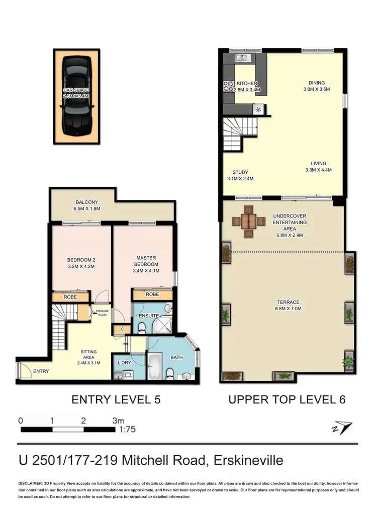 Floorplan of Homely apartment listing, 2501/177-219 Mitchell Road, Erskineville NSW 2043